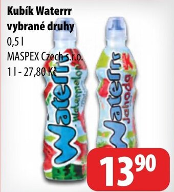 Partner Maloobchodní síť Kubík Waterrr vybrané druhy nabídka