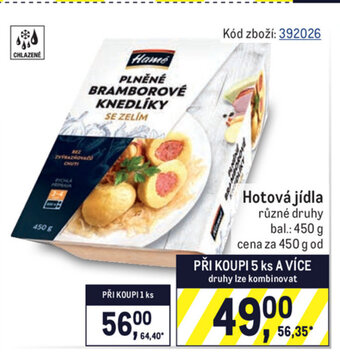 Makro Hotová jídla 450g nabídka