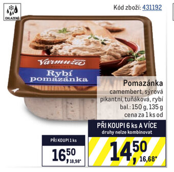 Makro Pomazánka nabídka