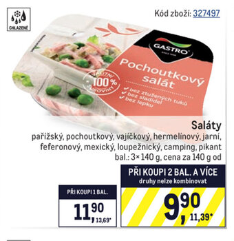 Makro Saláty nabídka