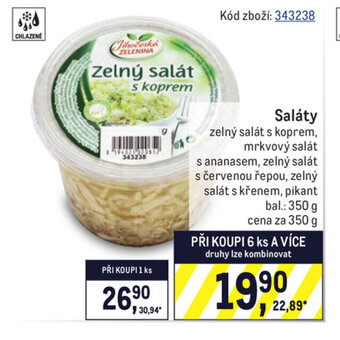 Makro Saláty nabídka