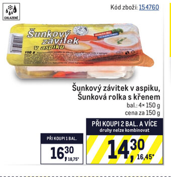 Makro Šunkový závitek v aspiku nabídka