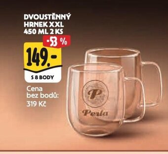 Albert DVOUSTĚNNÝ HRNEK XXL 450 ML 2 KS nabídka