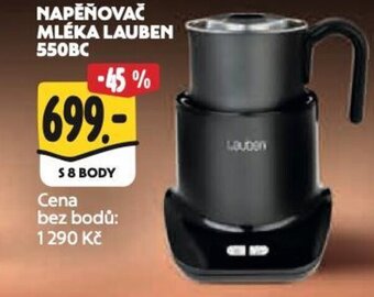 NAPĚŇOVAČ MLÉKA LAUBEN 550BC