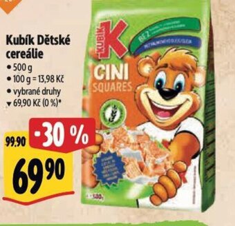 Albert Kubík Dětské cereálie 500 g nabídka
