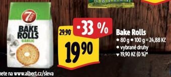 Albert Bake Rolls 80 g nabídka