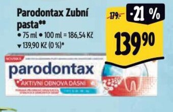 Albert Parodontax Zubní pasta nabídka