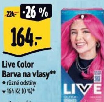 Albert Live Color Barva na vlasy nabídka