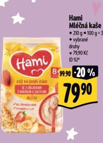 Albert Hami Mléčná kaše nabídka