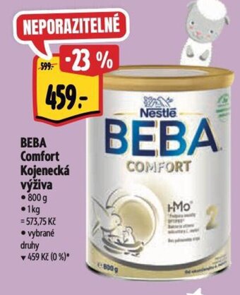 Albert BEBA Comfort Kojenecká výživa nabídka