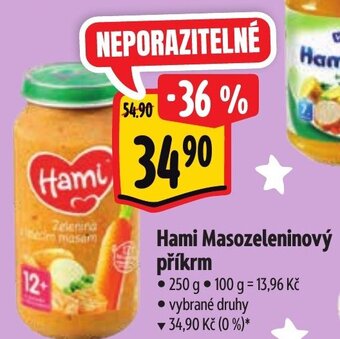 Albert Hami Masozeleninový příkrm nabídka