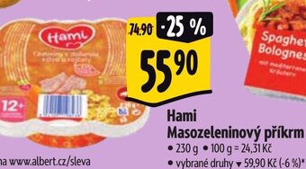 Albert Hami Masozeleninový příkrm nabídka