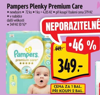 Albert Pampers Plenky Premium Care nabídka
