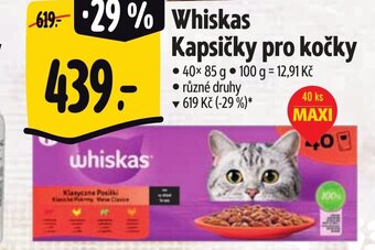 Albert Whiskas Kapsičky pro kočky nabídka