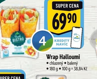 Albert Wrap Halloumi nabídka