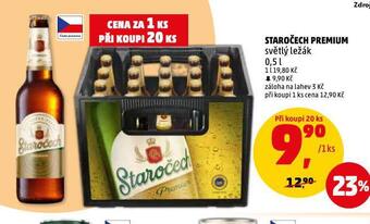 Penny Market Pivo staročech nabídka