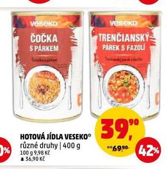 Penny Market Hotová jídla veseko nabídka