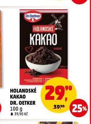 Penny Market Holandské kakao nabídka