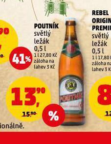Penny Market Pivo poutník nabídka