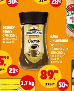 Penny Market Káva jihlavanka nabídka