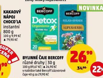 Penny Market Bylinné čaje bercoff nabídka