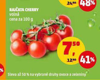Penny Market Rajčata cherry nabídka