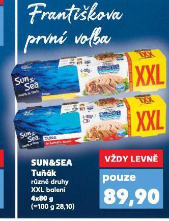 Kaufland Sun & sea tuňák nabídka
