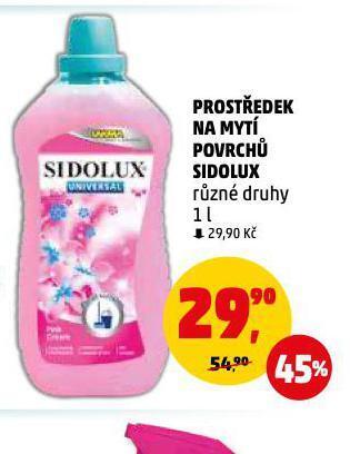 Penny Market Sidolux prostředek na mytí povrchů nabídka