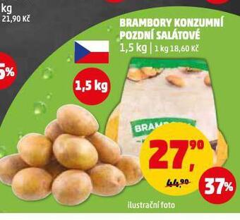 Penny Market Brambory konzumní pozdní salátové nabídka