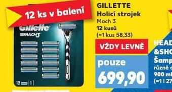 Kaufland Gillette holicí strojek nabídka