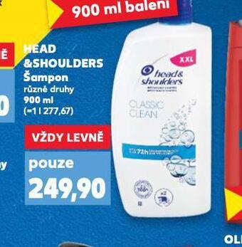 Kaufland Head&shoulders šampon nabídka