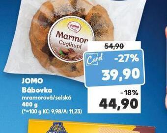 Kaufland Jomo bábovka nabídka