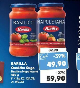 Kaufland Barilla omáčka sugo nabídka