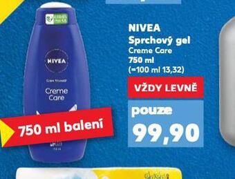 Kaufland Nivea sprchový gel nabídka