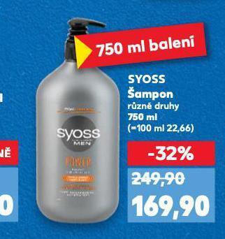 Kaufland Syoss šampon nabídka