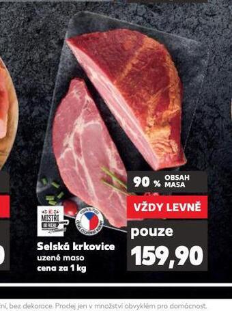 Kaufland Selská krkovice nabídka