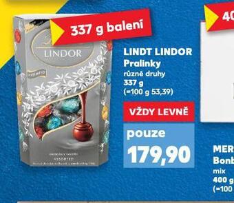 Kaufland Lindt lindor pralinky nabídka