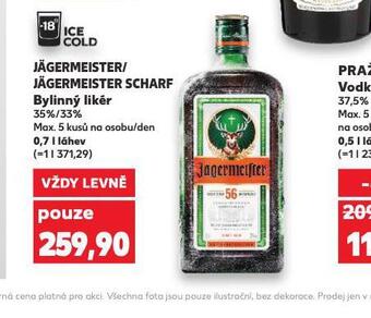 Kaufland Jägermeister nabídka