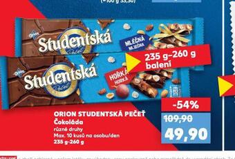 Kaufland Orion studentská pečeť nabídka