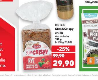 Kaufland Brick slim & crispy chléb nabídka
