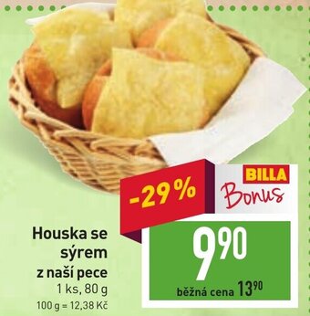 Billa Houska se sýrem z naší pece nabídka