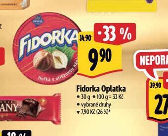 Albert Fidorka oplatka nabídka