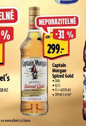 Albert Captain morgan spiced gold nabídka