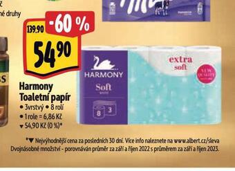 Albert Harmony toaletní papír nabídka