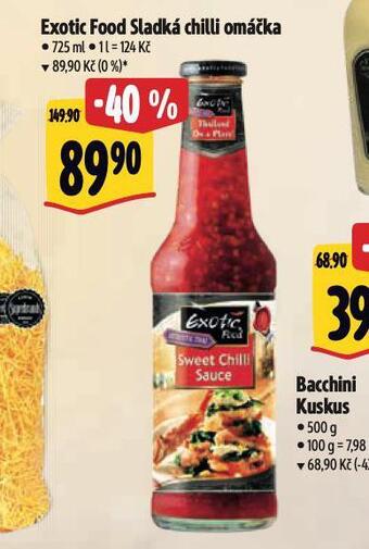 Albert Exotic food sladká chilli omáčka nabídka