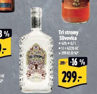 Albert Tri stromy slivovica nabídka