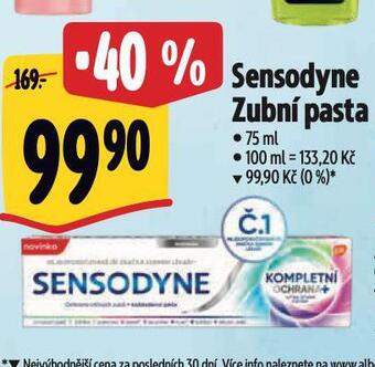 Albert Sensodyne zubní pasta nabídka