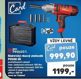 Kaufland Elektrický rázový utahovák nabídka