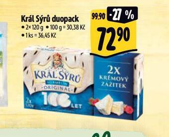 Albert Král sýrů duopack nabídka
