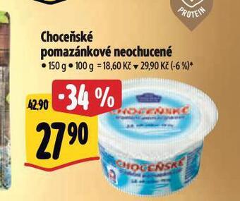 Albert Choceňské pomazánkové neochucené nabídka
